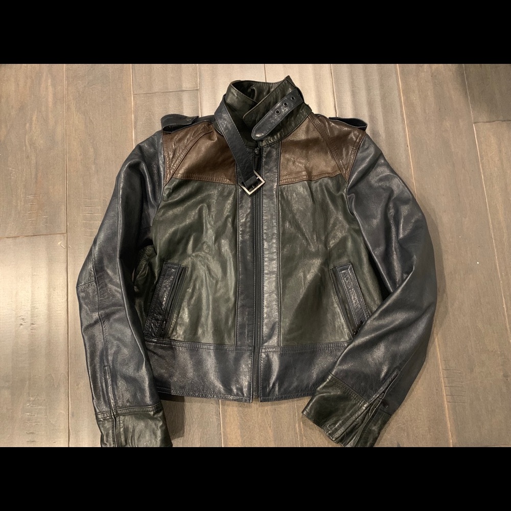 Kenneth Cole leather jacket xs